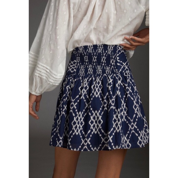 NWT ANTHROPOLOGIE RIMBAUD TIE-WAIST MINI SKIRT - Picture 3 of 8